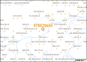 map of Staszówek