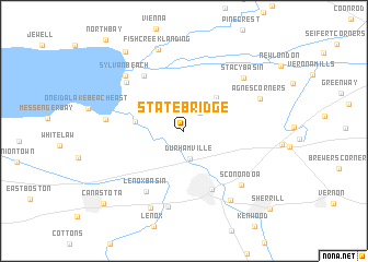 map of State Bridge