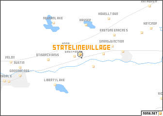 map of State Line Village