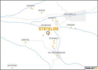 map of Stateline