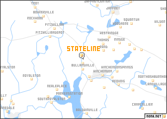 map of State Line