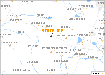 map of State Line