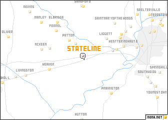 map of State Line