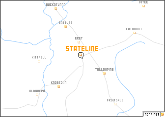 map of State Line