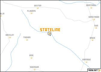 map of State Line