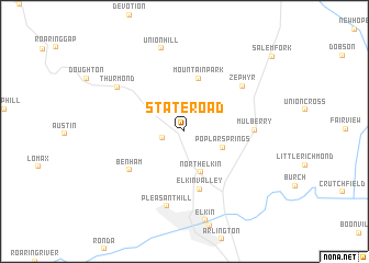 map of State Road