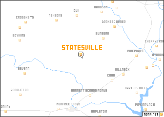 map of Statesville