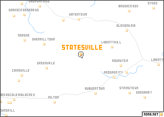 map of Statesville