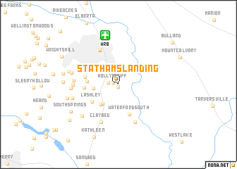 map of Stathams Landing
