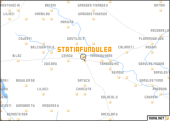 map of Staţia Fundulea