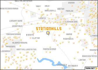 map of Station Hills