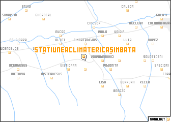 map of Staţiunea Climaterică Sîmbăta