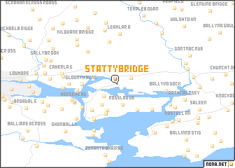 map of Statty Bridge