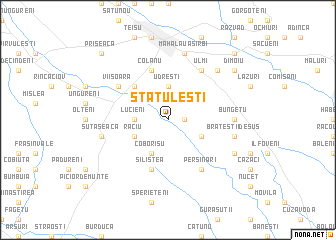 map of Stătuleşti