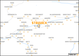 map of Staudach