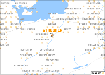 map of Staudach