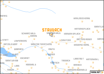 map of Staudach