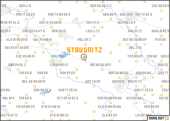 map of Staudnitz