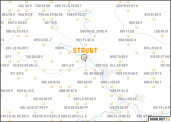 map of Staudt