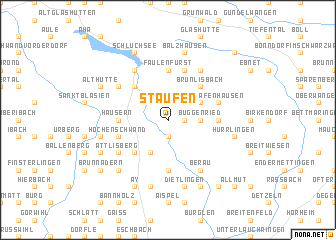 map of Staufen