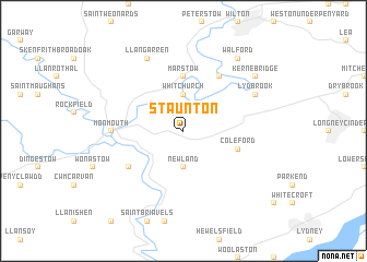 map of Staunton