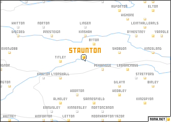 map of Staunton