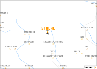 map of Staval