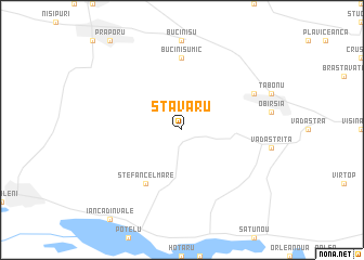 map of Stăvaru