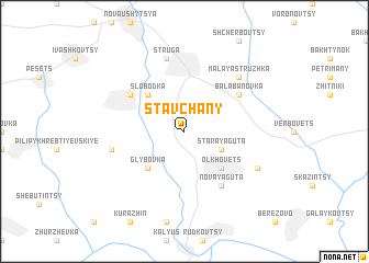 map of Stavchany