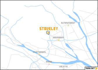 map of Staveley