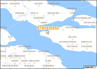 map of Stavenisse