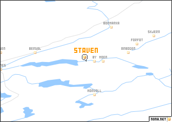 map of Staven