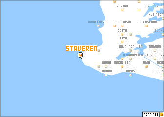 map of Staveren