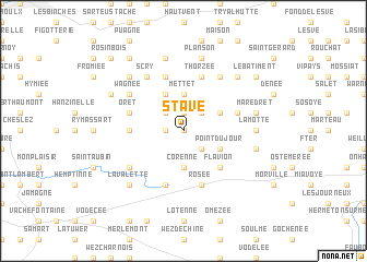 map of Stave