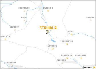 map of Stavidla