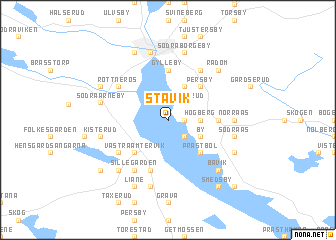 map of Stavik