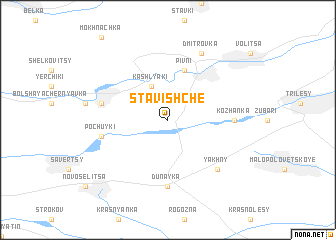 map of Stavishche