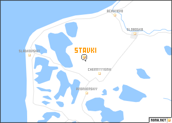 map of Stavki