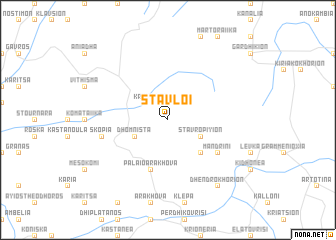 map of Stávloi