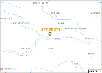 map of Stavnoye