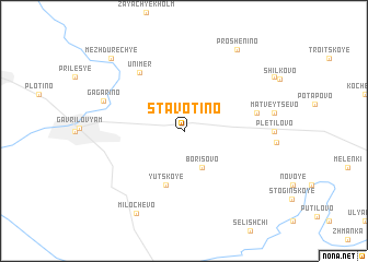 map of Stavotino
