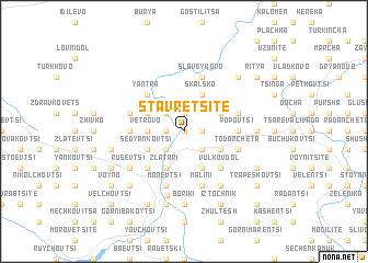 map of Stavretsite