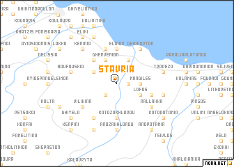 map of Stavriá