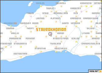 map of Stavrokhórion