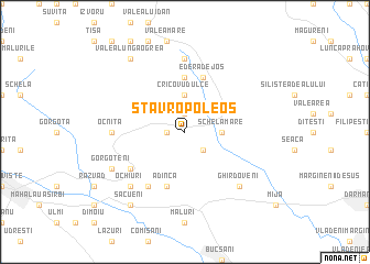 map of Stavropoleos