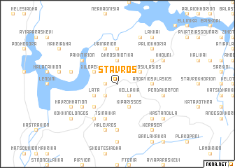 map of Stavrós