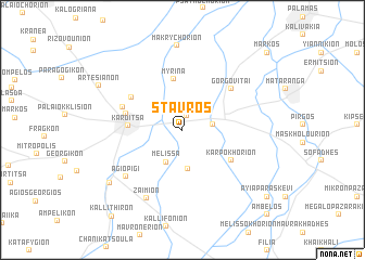 map of Stavrós