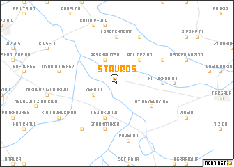 map of Stavrós