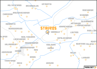 map of Stavrós