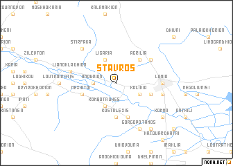 map of Stavrós